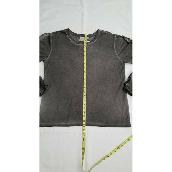 Dantelle Women's Gray Oil Dye Sweatshirt Pullover Top Size Small NWT - Picture 9 of 15